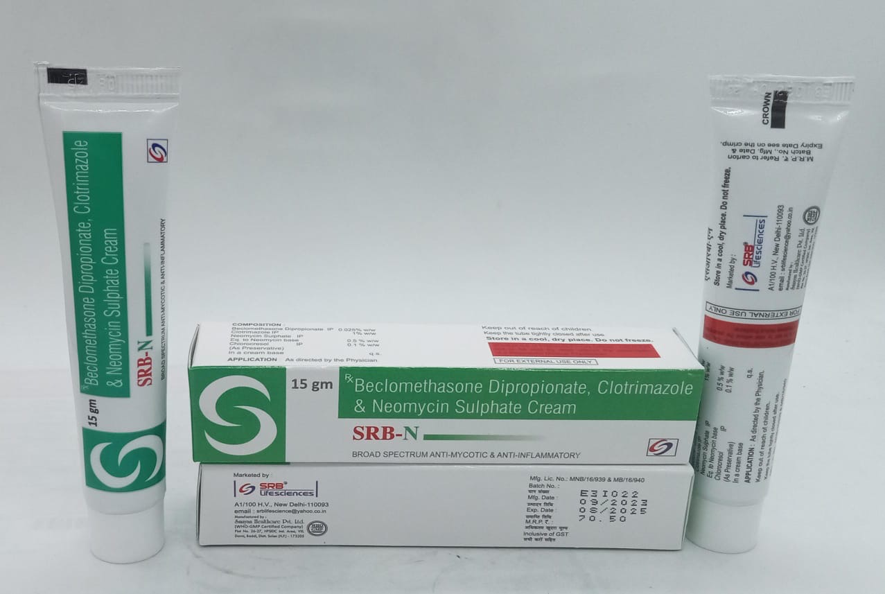 Beclomethasone, Clotrimazole & Neomycin Sulphate Cream